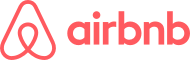 Airbnb brand logo with the Bélo symbol and the word Airbnb.